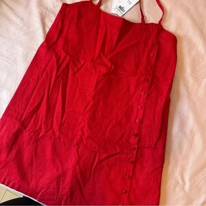 Abercrombie & Fitch Red Mini Dress